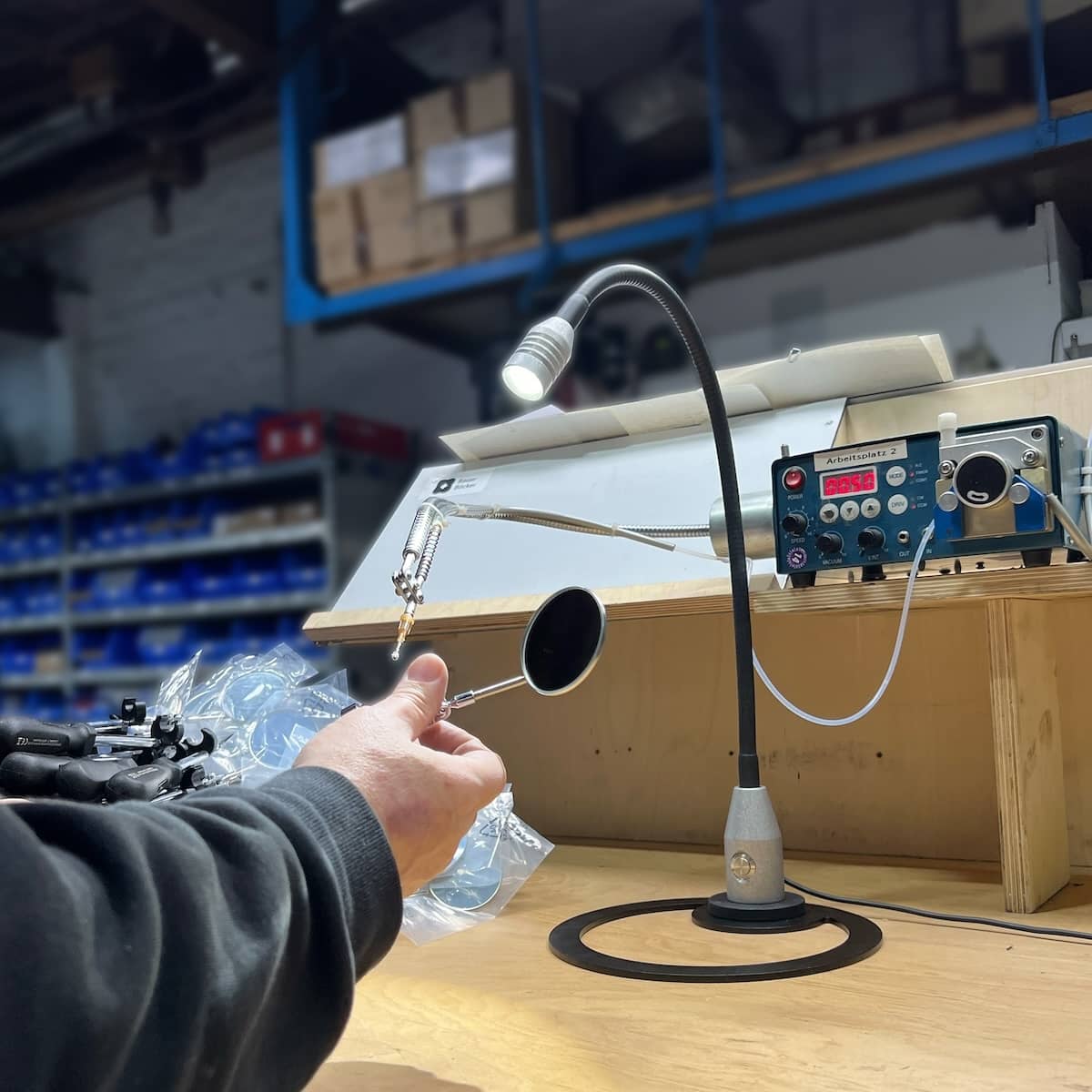 Bauer & Böcker Led-Arbeitsleuchte "Punktstrahler"